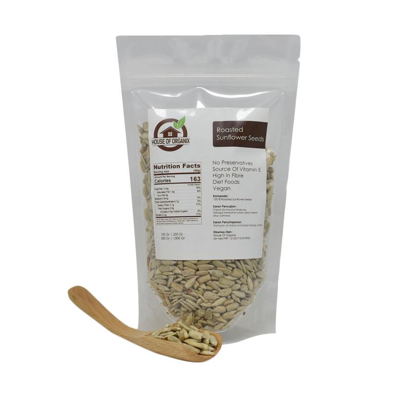 Jual House Of Organix Roasted Sunflower Seeds 250 G Murah September 2020 Blibli Com
