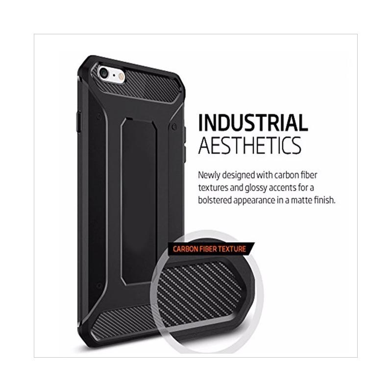Spigen Rugged Capsule With Carbon Fiber Textures Softcase Casing for Samsung Galaxy A5 A520 2017 -