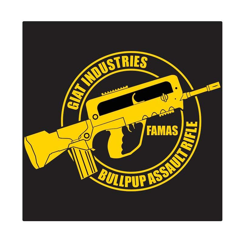 Jual Kyle Famas The Standard French Rifle Cutting Sticker Mobil