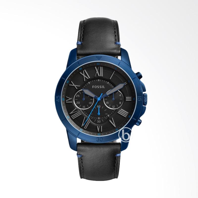 Promo Fossil Grant Sport Chronograph Jam Tangan Pria Blue