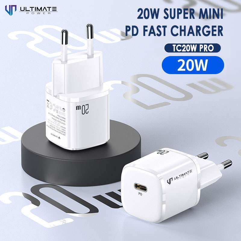 Ultimate Charger Fast Charging Super Mini 20W ADAPTER iPhone 12 series  TC20W Pro