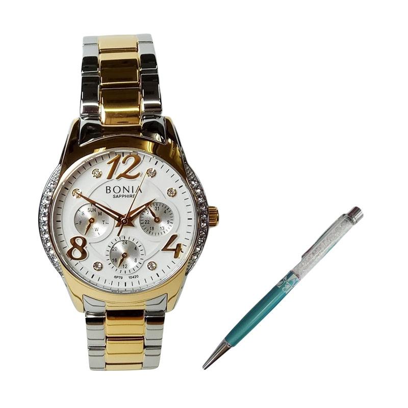 ... Bonia Bn10184 2617 Jam Tangan Wanita Silver Rose Gold Stainless Source Spek Harga Bonia BNB10420 2115S