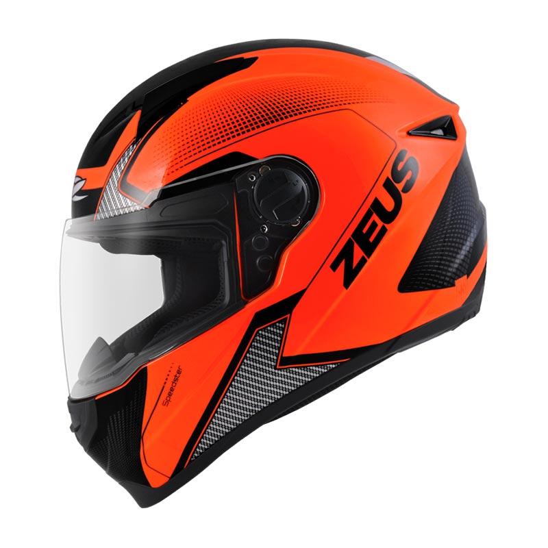 Helm full face orange hotsell