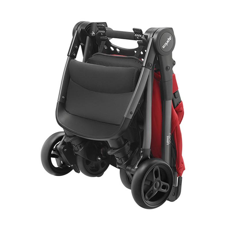 Promo Aprica Nano Smart 2025536 Kereta Dorong Bayi Red Diskon 40