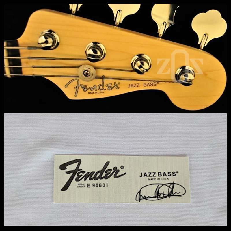 Fender jazz cheap bass headstock decal
