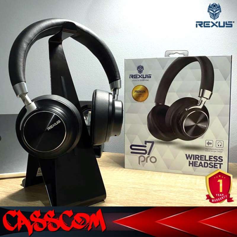 Jual Rexus Headset Bluetooth S7 Pro di Seller CassCom Mekarjaya
