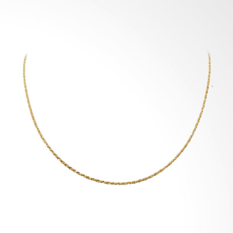 Jual Lokal Rantai Tali Korea Rope Chain Kalung Emas Kadar 700 1 Gr Online September 2020 Blibli Com