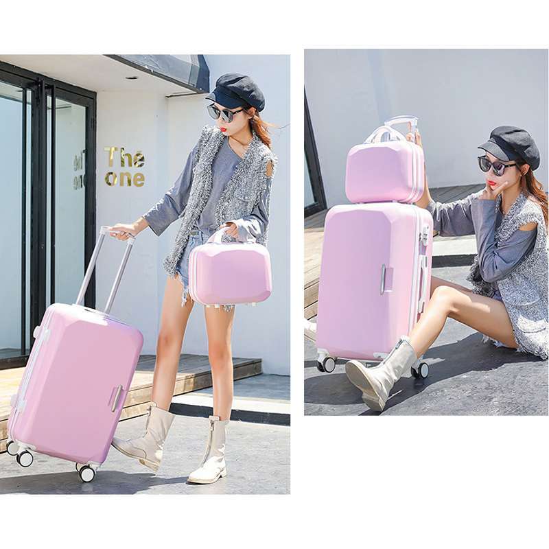 Jual Koper Penjualan Langsung Dari Produsen Koper Dengan Roda Putar 20inch  Gaya Hipster Ala Korea Untuk Siswi Koper Bersandi Untuk Pria Koper 2in1  Lilac di Seller Easy Trip Store - China | Blibli