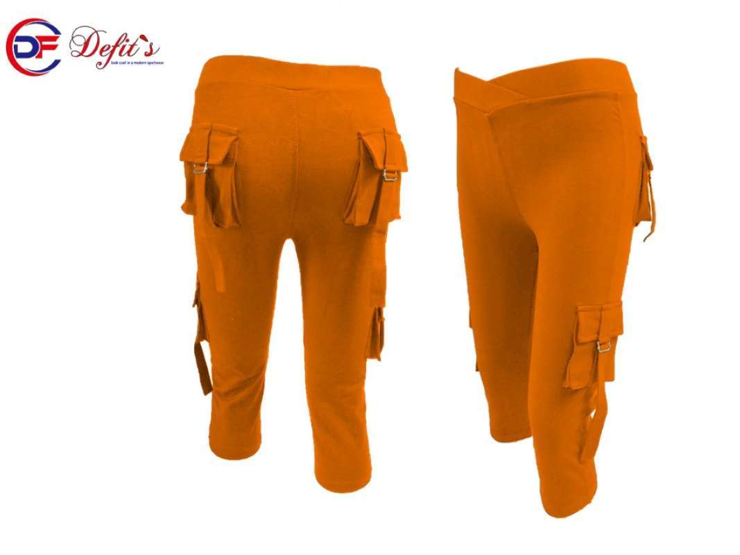 Celana Legging Senam Wanita Cargo Pants 