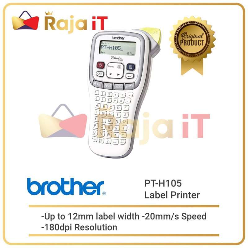 Jual BROTHER Printer Label PT H105 Label Printer PT H 105 di ...