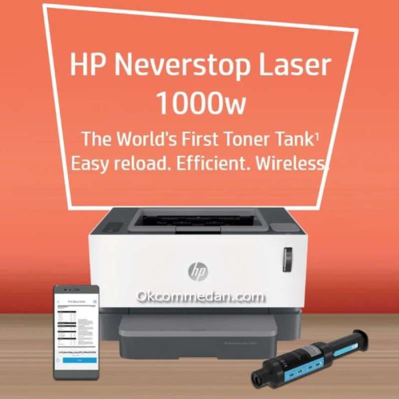 Promo Printer HP Neverstop Laser Tank 1000w WiFi Laserjet Reload Kit 103A  di Seller Super Laris IT - Kota Makassar, Sulawesi Selatan | Blibli