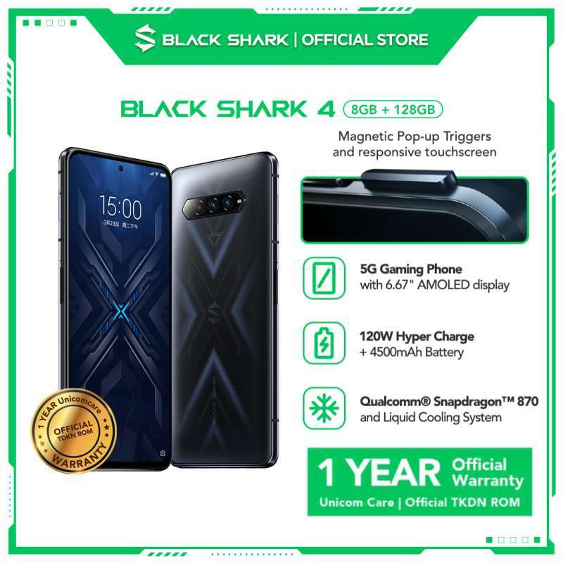 Jual Black Shark 4 Gaming Smartphone 8GB + 128GB (Garansi