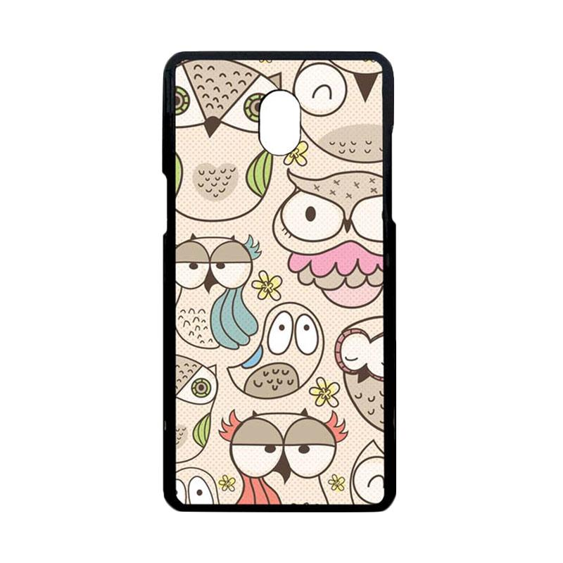 Bunnycase Casing Owl Pattern L0411 Custom Hardcase For Samsung Galaxy J7 Pro Or 2017