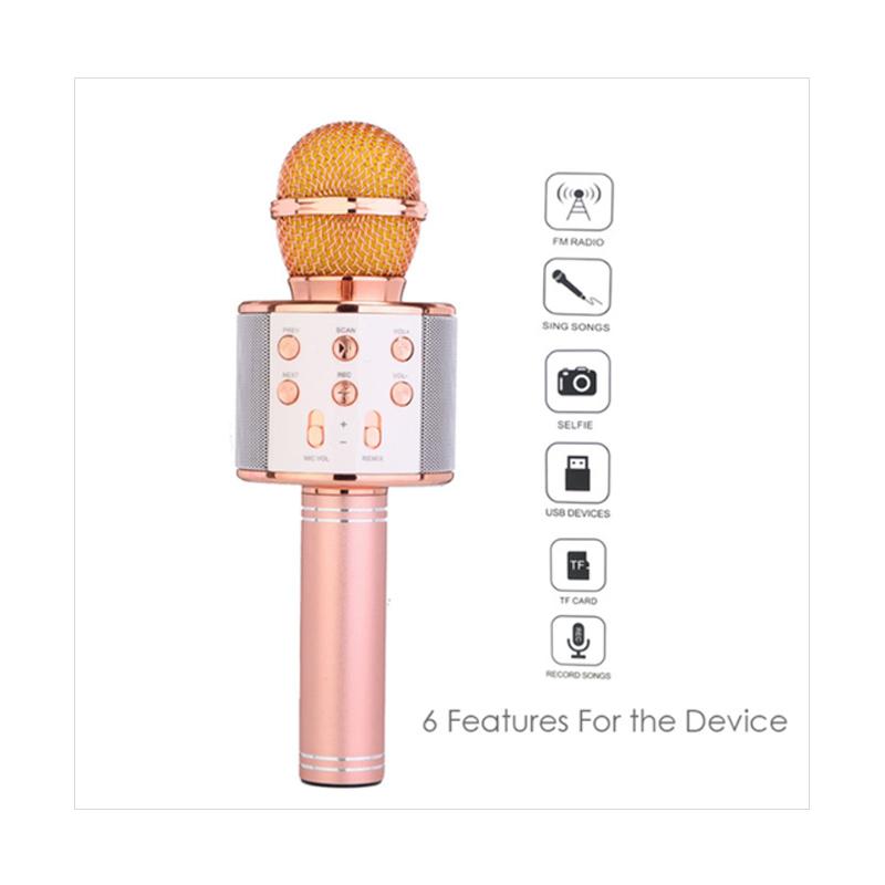 Jual Mic Smule Original Wster 858 Black Gold Rosegold Murah