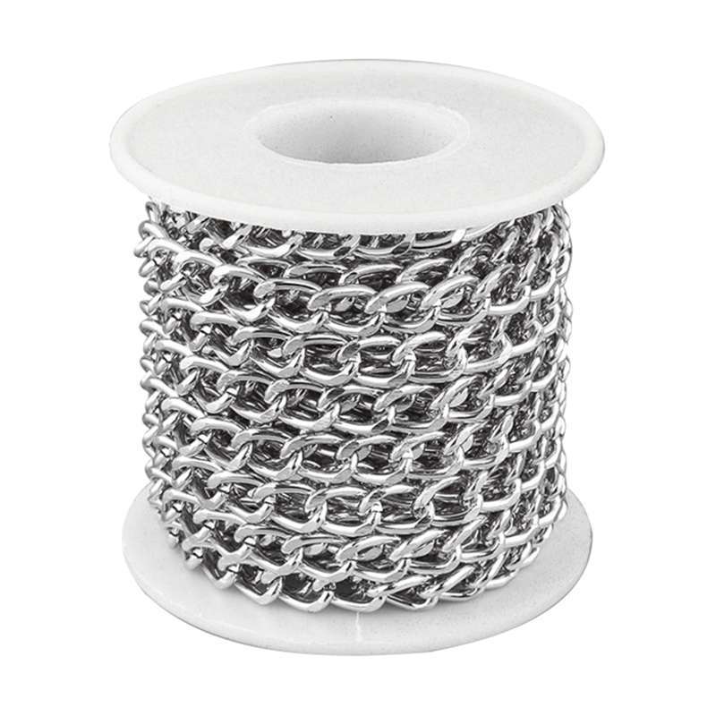Promo Curb Chains Twisted Cross Cable 