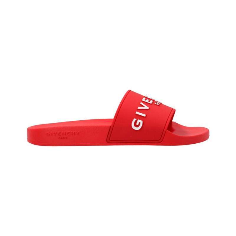 Givenchy slides hotsell red and white
