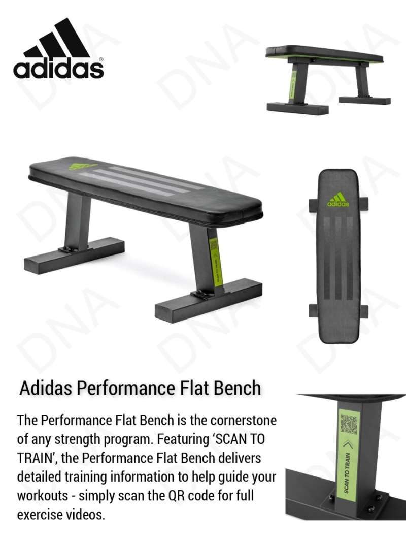 Adidas performance new arrivals flat training bench