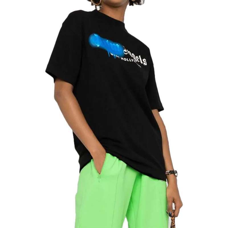 Palm Angels West Hollywood Sprayed Logo T-shirt Black