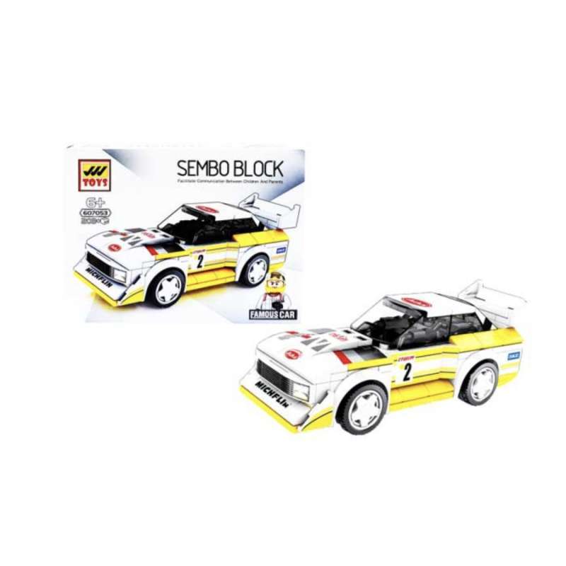 Jual Sembo Blocks Sports Car 208 Pcs 607053 Mainan Anak LEGO