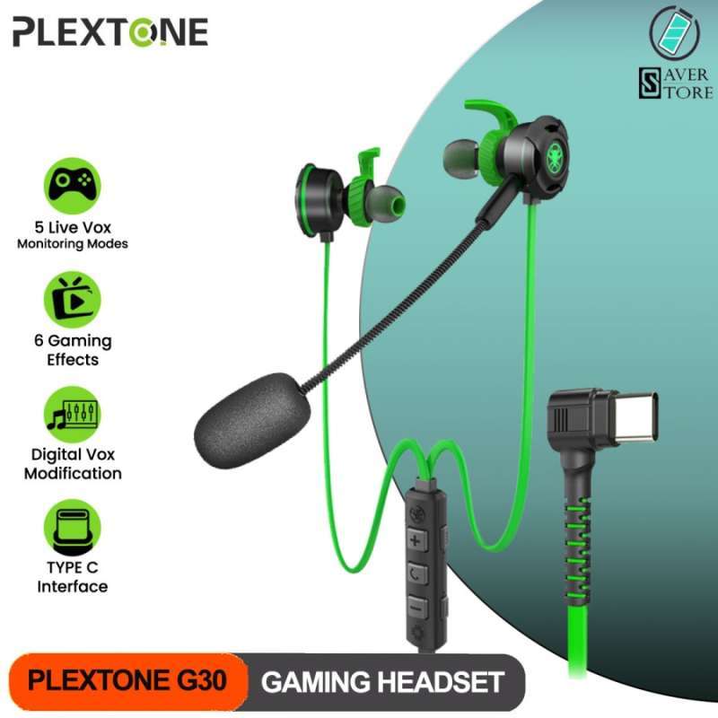 Promo PLEXTONE G30 Gaming Earphone di 