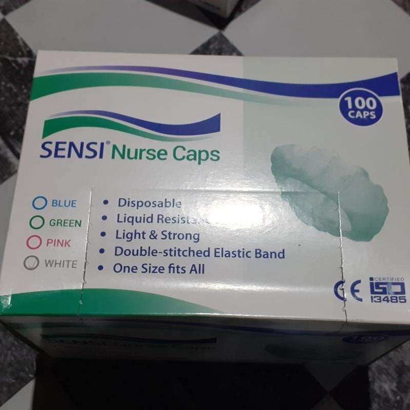 Jual Original sensi nurse caps box [100 