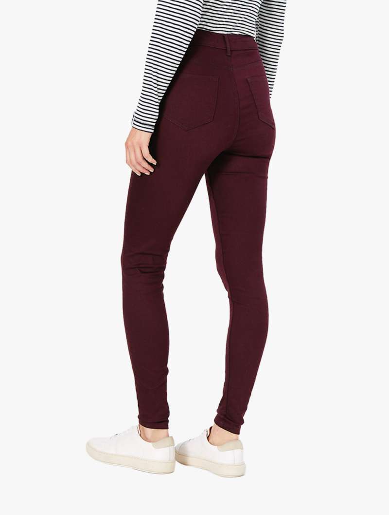 Cotton Rich Skinny Leg Trousers di 