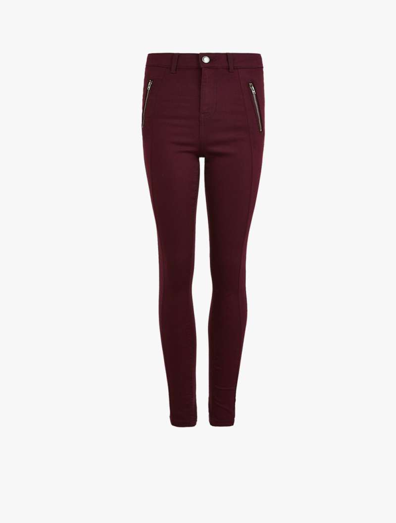 Cotton Rich Skinny Leg Trousers di 