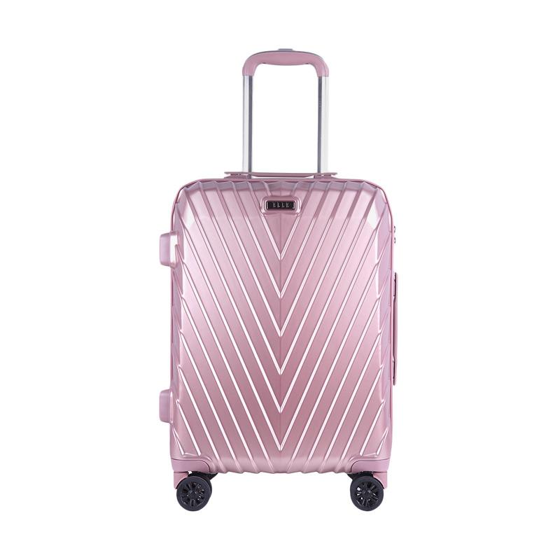 Elle luggage store pink