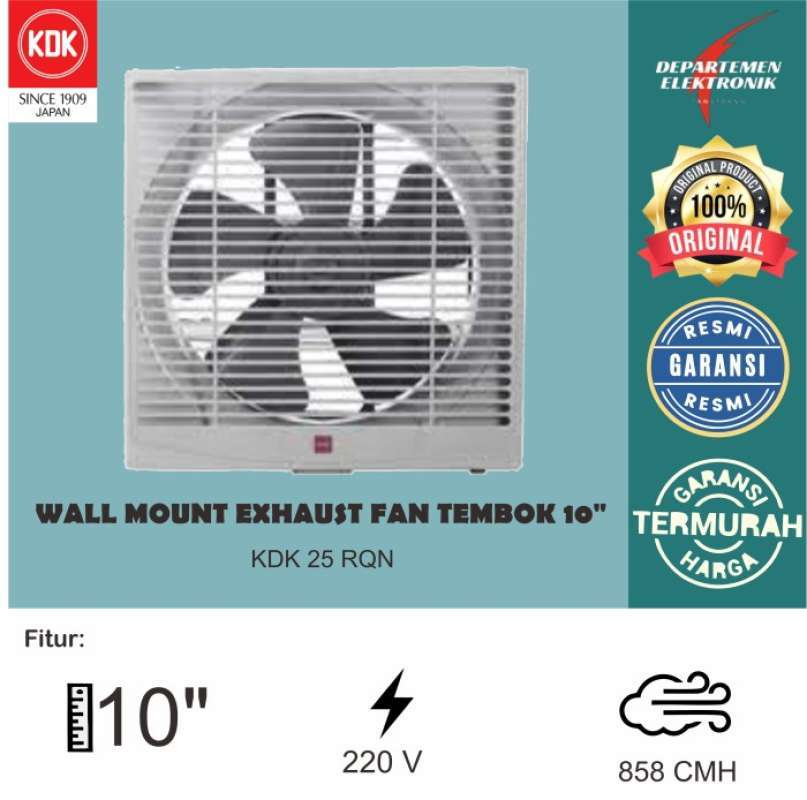 Jual KDK 25 RQN3 WALL MOUNT EXHAUST FAN 
