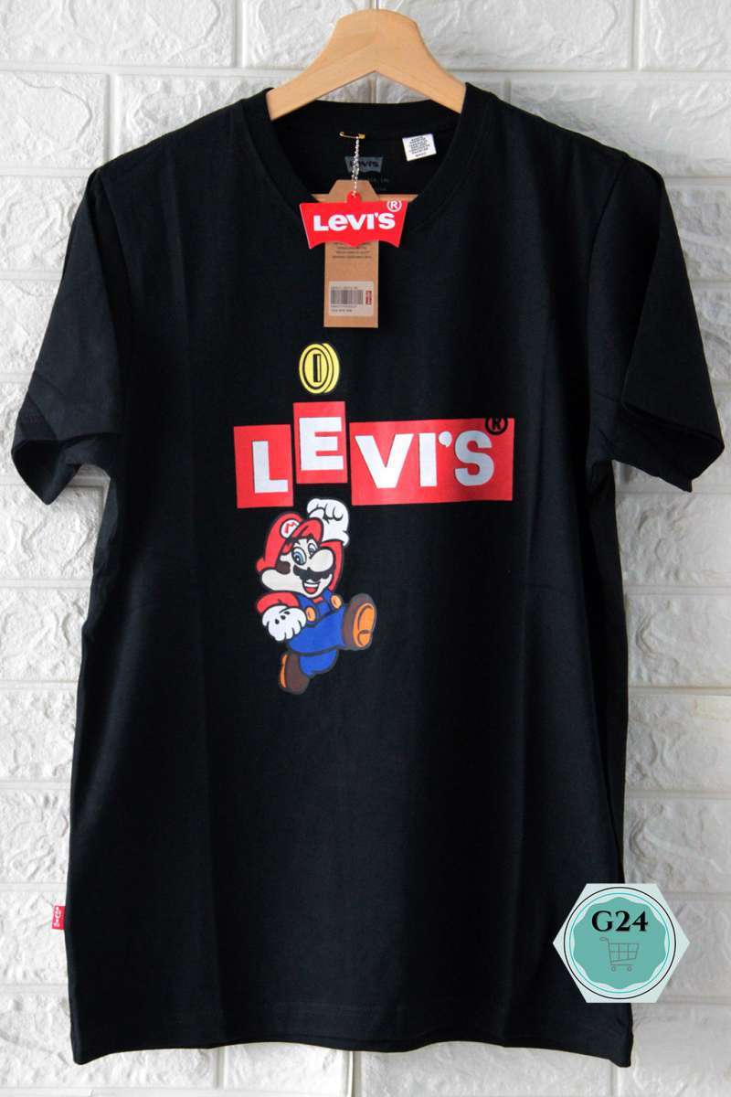 Kaos Levis Super Mario Bross Coin 