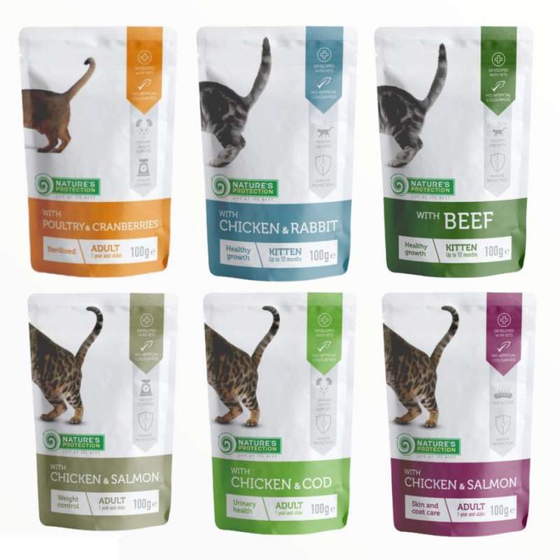 Nature protection shop cat food