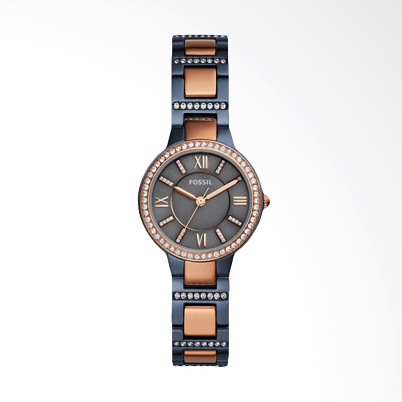 Harga Jual Fossil ES4298 Virginia Dual Tone Stainless Steel Jam Tangan Wanita Di Online Store Diskon