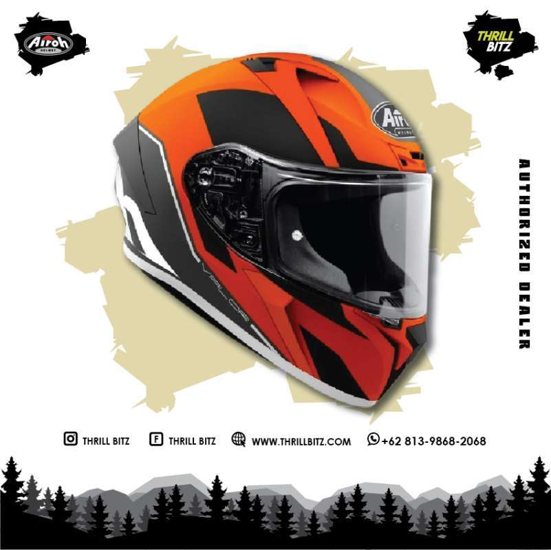 Jual Helm Airoh Valor Helmet - Wings Orange Matt Size S di Seller Thrill  Bitz Official Store - Kota Jakarta Selatan, DKI Jakarta | Blibli