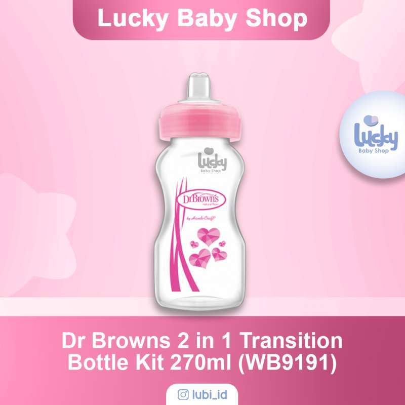 Jual Dr Browns 2in1 Transition Bottle Kit 270 Ml (wb9191) Di