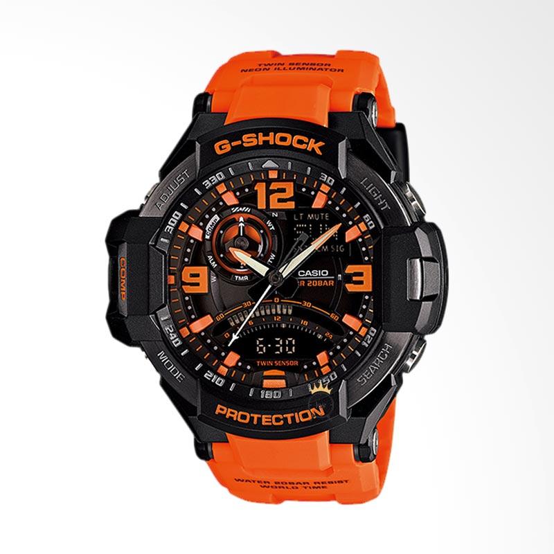 Jual Casio G Shock Resin Band Jam Tangan Pria Orange Ga 1000 4a Online Desember 2020 Blibli