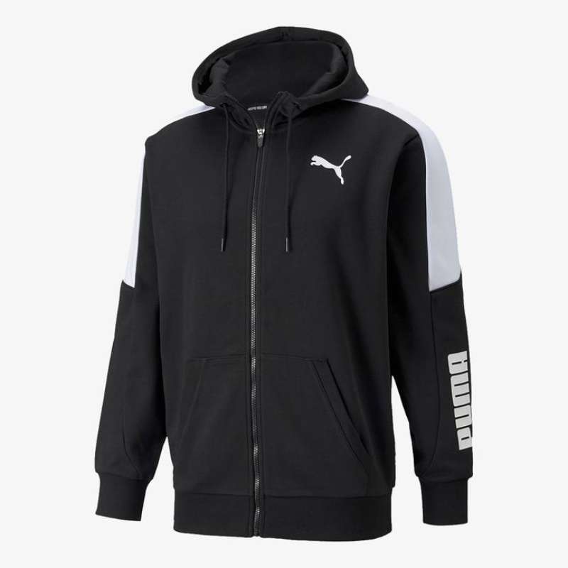 Puma modern sport fz logo hoodie store