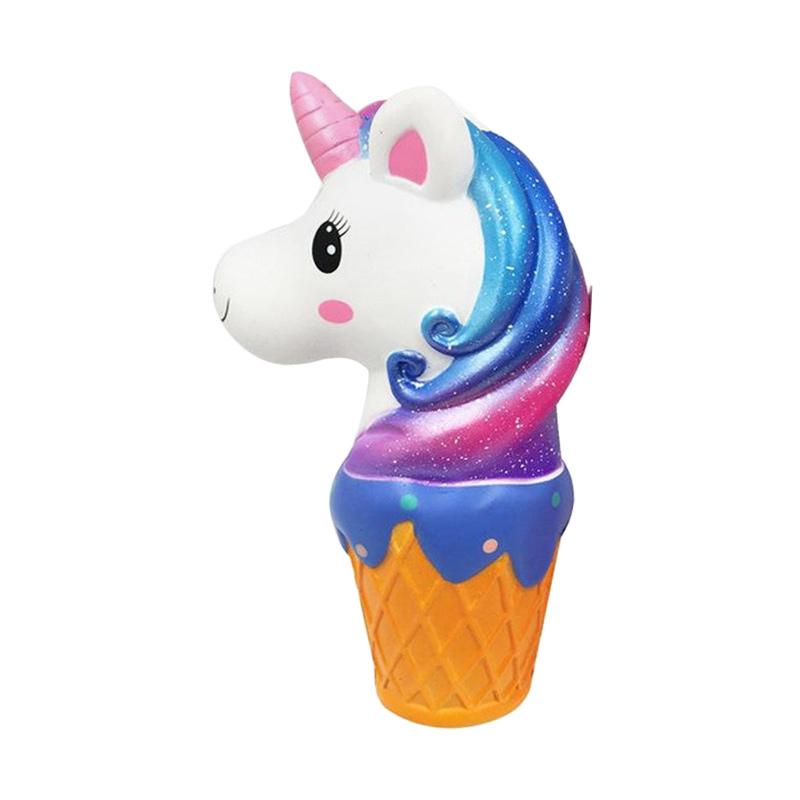Jual Kawaii Galaxy Hair Unicorn Ice Cream Cone Series Mainan Squishy Online Oktober 2020 Blibli Com
