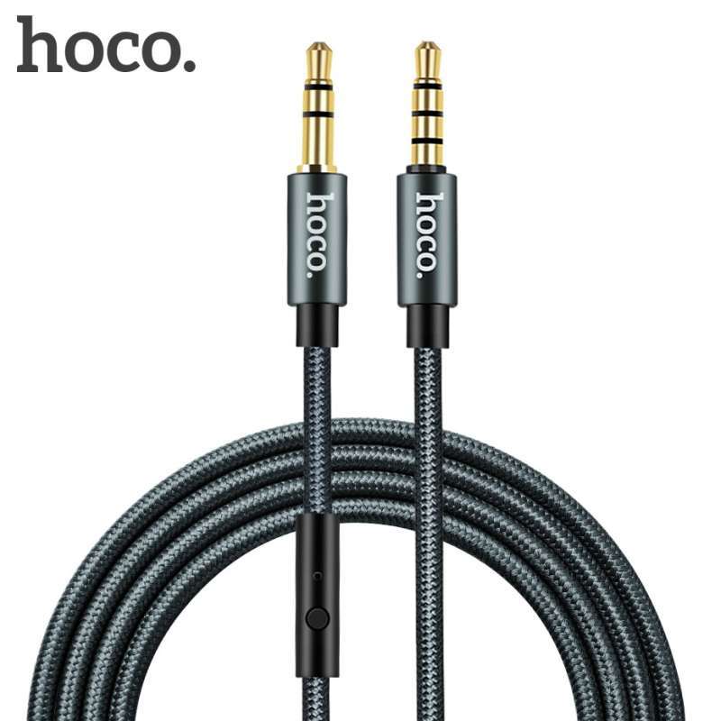 Male Aux Cable With Microphone MIC 
