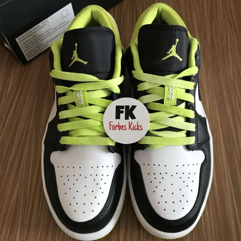 Air Jordan Low Black Cyber Green || royal yellow mustard university gold  toe