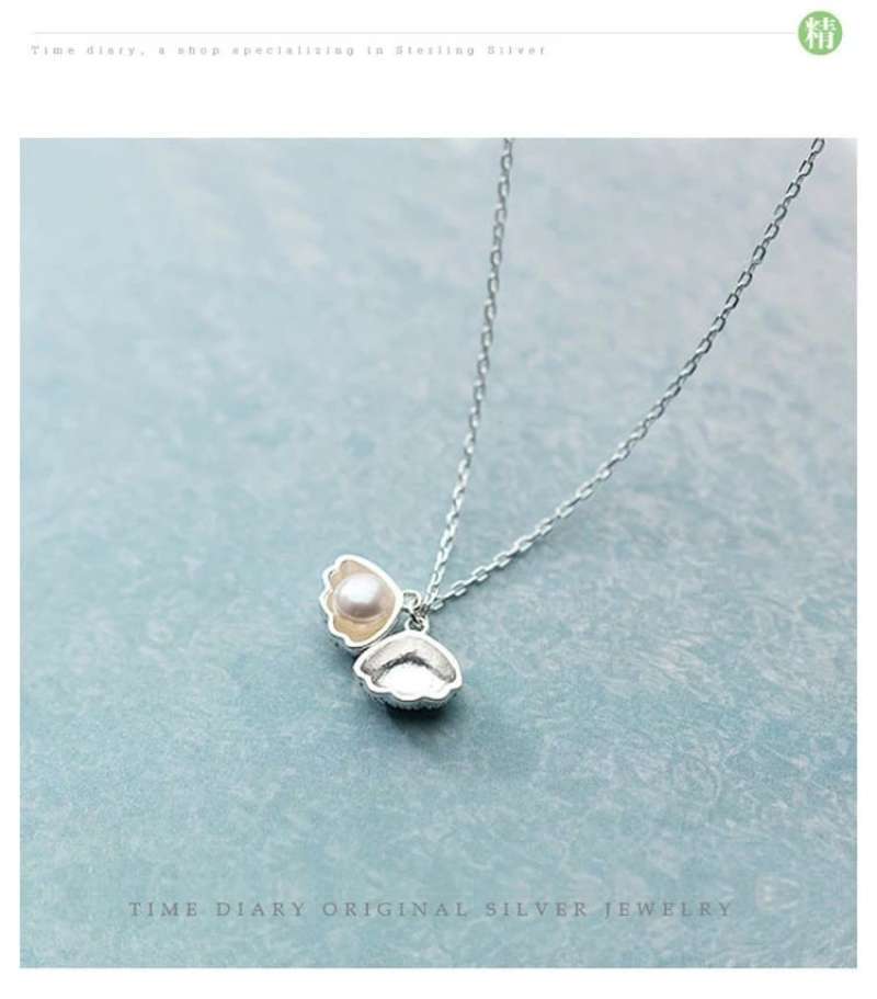 Kalung Duyung Silver 925 Rantai Silver Kalvikula Korean Style Necklace