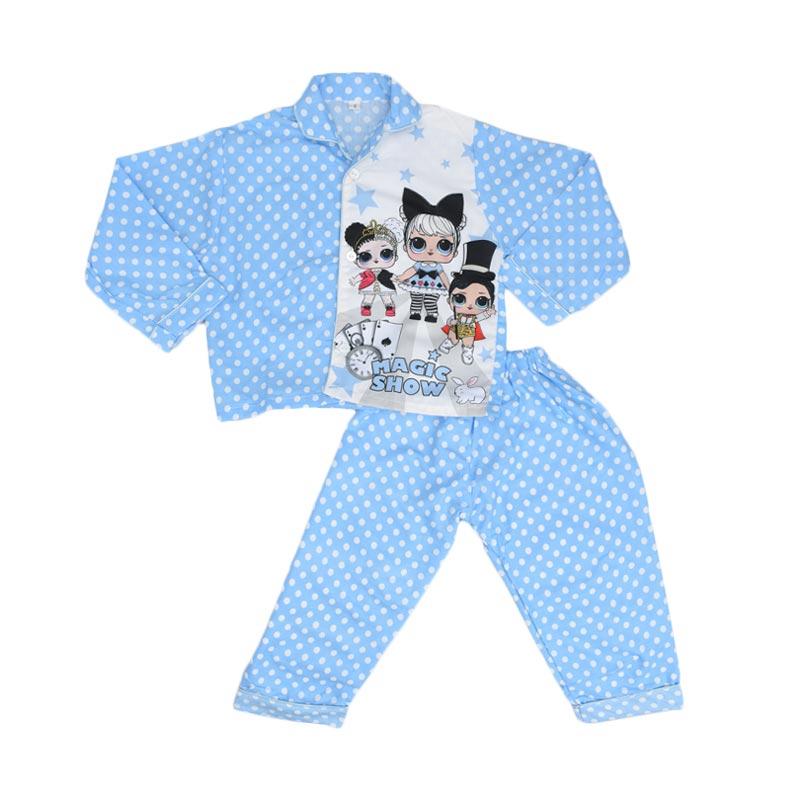 jp collection lol surprise magic show set piyama lengan panjang anak
