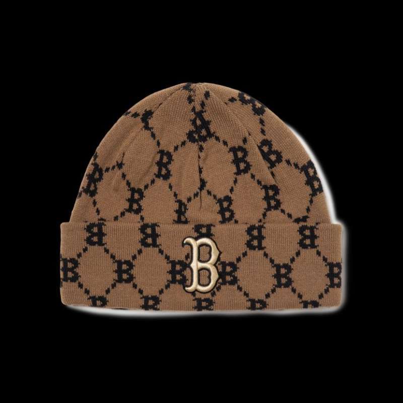 Monogram Diamond Mid Beanie Boston Red 