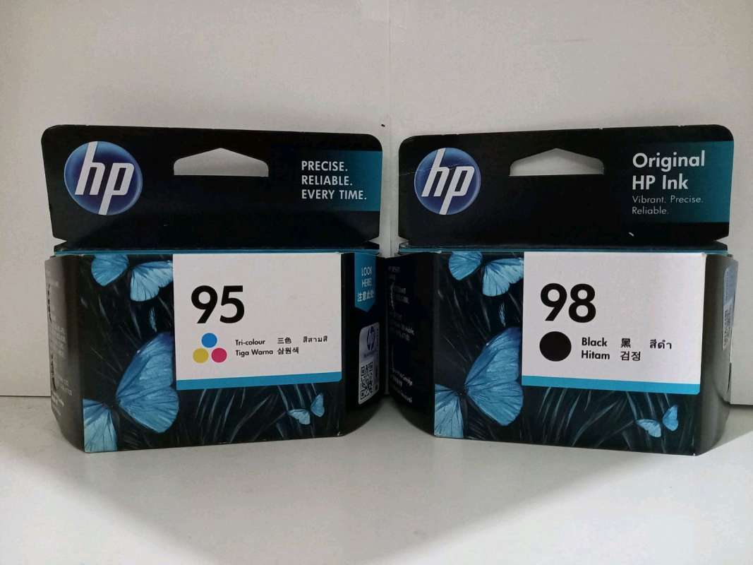Promo paket Tinta HP 95 colour + 98 black original di Seller NABIL COMP -  Kota Jakarta Selatan, DKI Jakarta | Blibli