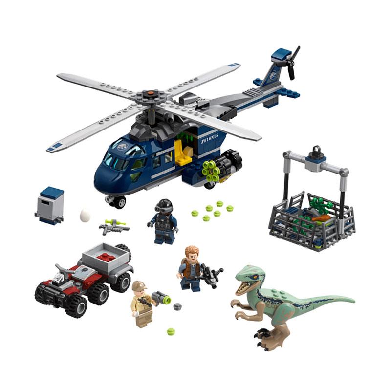 lego blue's helicopter pursuit