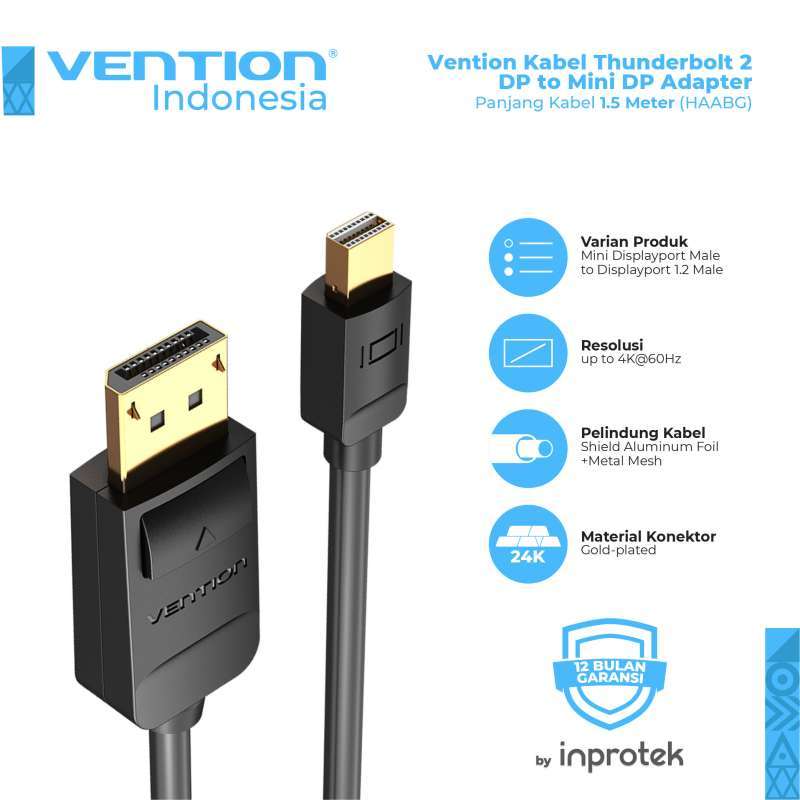 Vention Kabel Thunderbolt 2 Displayport 