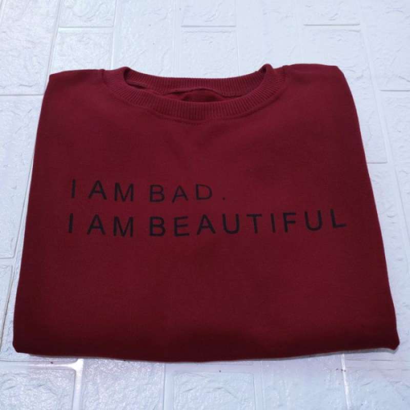 Jual SWEATERRAJA Sweater I AM BAD 