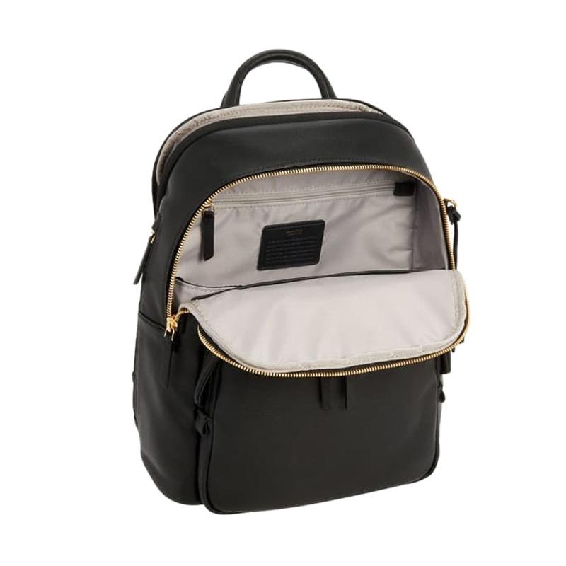 Jual TUMI Voyageur Dori Leather Backpack Tas Wanita - Black Online - Harga & Kualitas Terjamin | Blibli.com