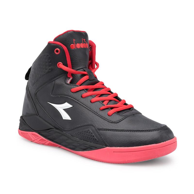 Jual Diadora Men Basketball Spin Sepatu Olahraga Pria Black Red