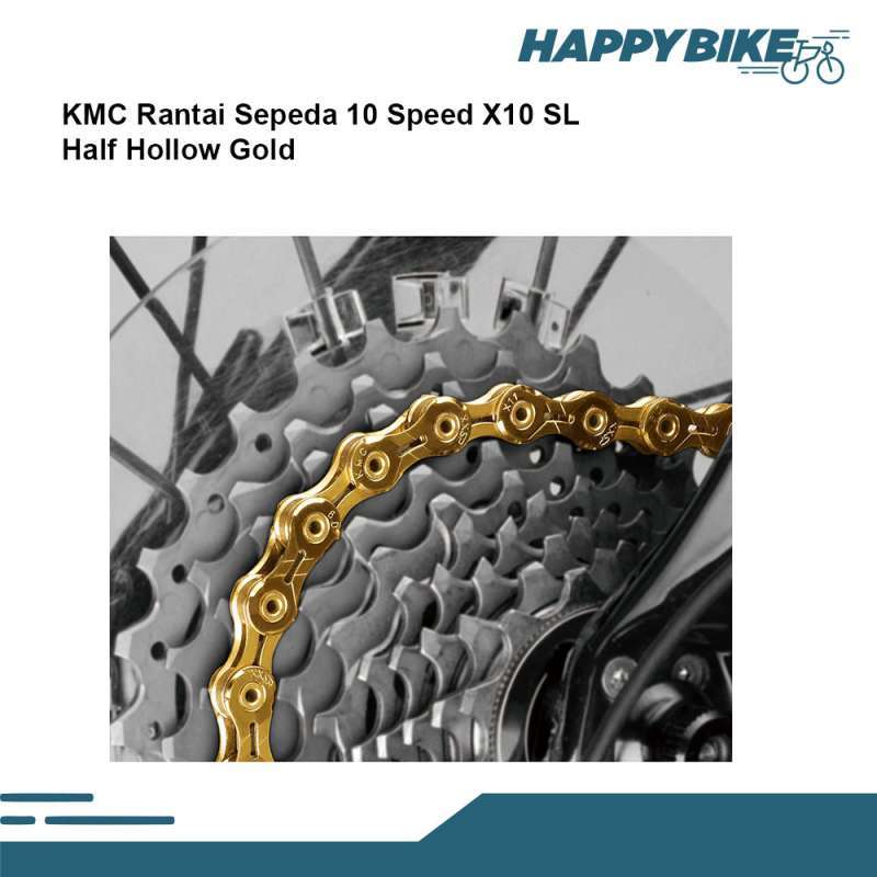 Kmc Gold Chain Kmc 10 Sl Jual Chain Kmc X10 Sl Ti-n Gold Rantai Sepeda