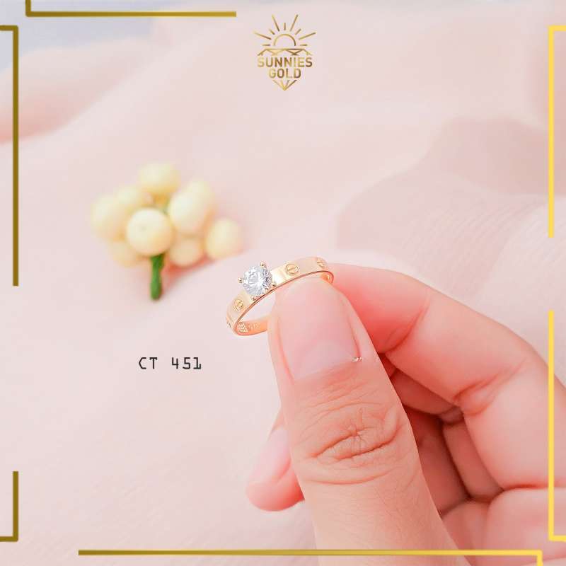 Cincin discount cartier emas